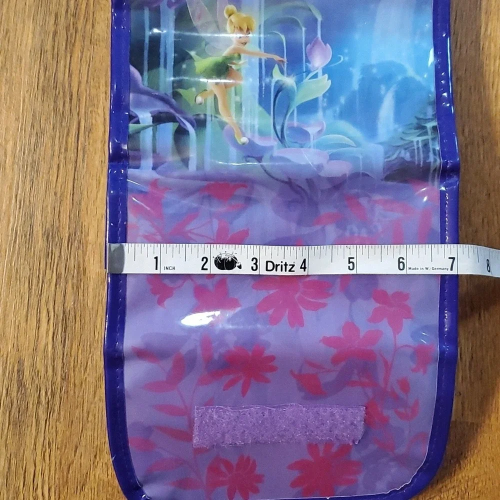 Disney Tinkerbell Travel Rollup Makeup‎ Jewelry Organizer Bag